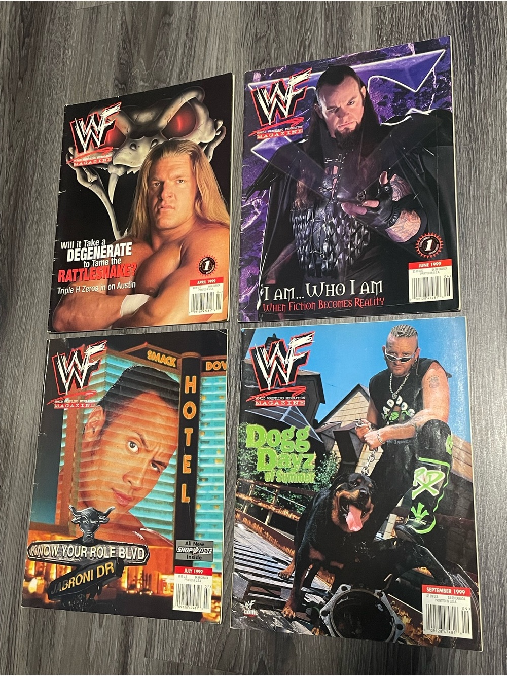 Attitude Era WWF Magazines
